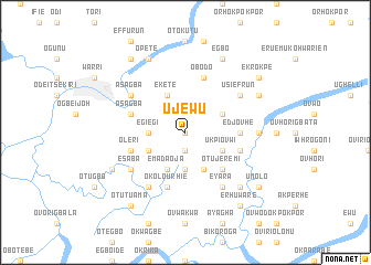 map of Ujewu