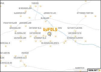 map of Újföld