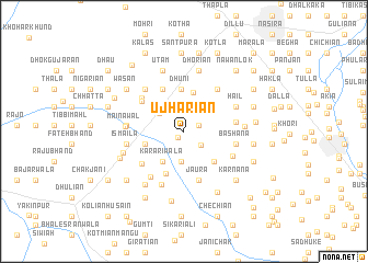 map of Ujhariān