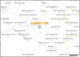 map of Újhartyán