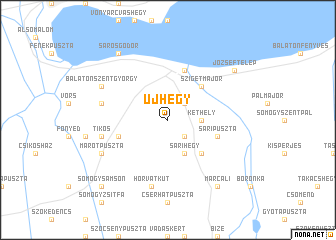 map of Újhegy