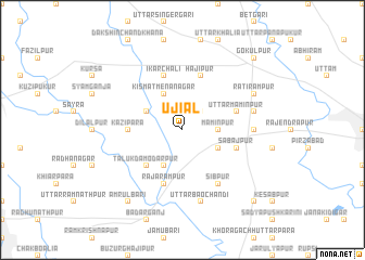 map of Ujiāl