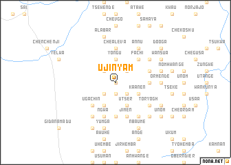 map of Ujinyam