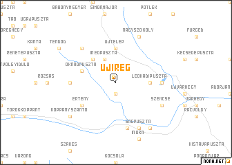 map of Újireg