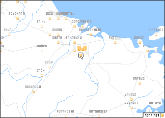 map of Uji