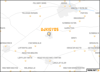 map of Újkígyós