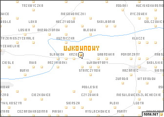 map of Ujków Nowy