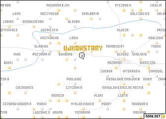 map of Ujków Stary