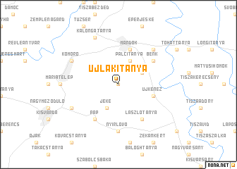 map of Újlakitanya