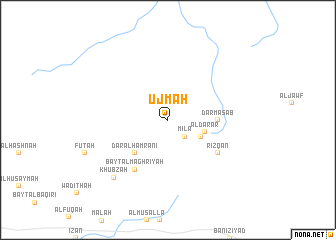 map of ‘Ujmah