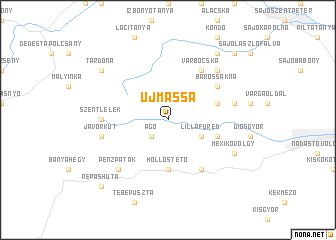 map of Újmassa