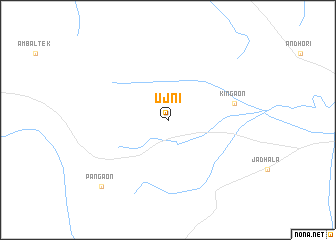 map of Ujni