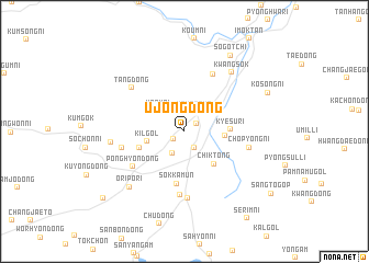 map of Ujŏng-dong