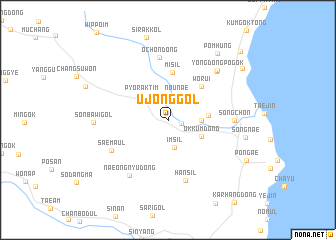 map of Ujŏng-gol