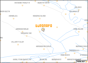 map of Újrónafő