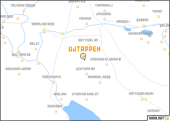 map of Uj Tappeh