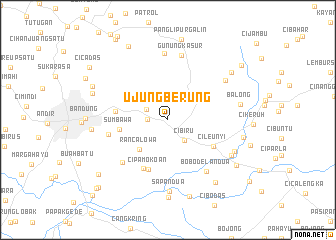 map of Ujungberung