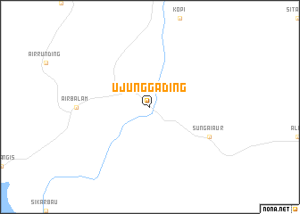 map of Ujunggading