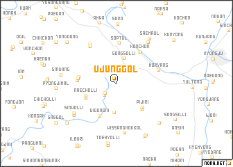 map of Ujung-gol