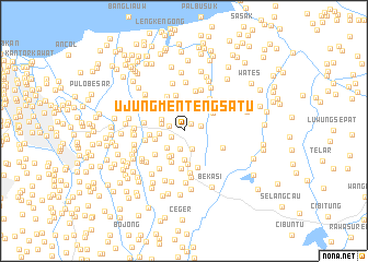 map of Ujungmenteng Satu