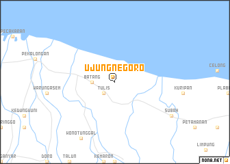 map of Ujungnegoro