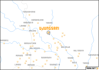 map of Ujungsari