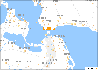 map of Ujung