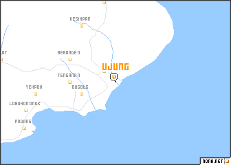 map of Ujung