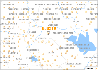 map of Ujuxte