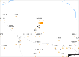 map of Ukaa