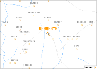 map of Ukadakya