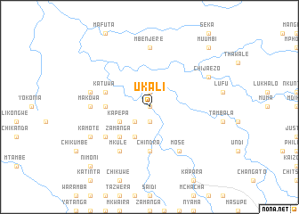 map of Ukali