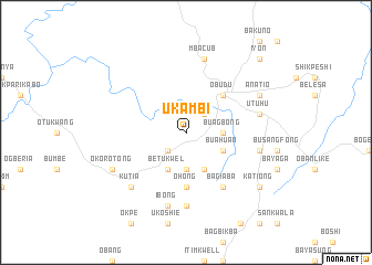 map of Ukambi