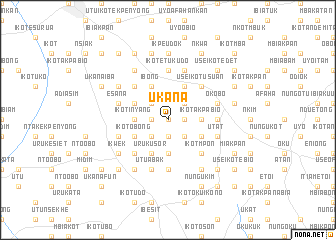 map of Ukana