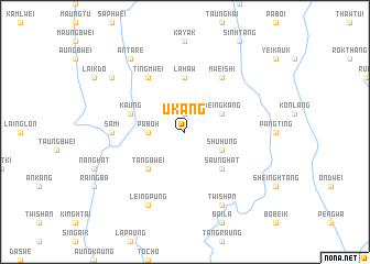 map of U Kang