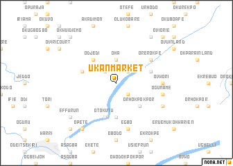 map of Ukan Market