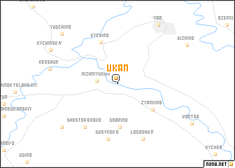 map of Ukan