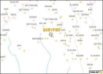 map of ‘Ukayfān