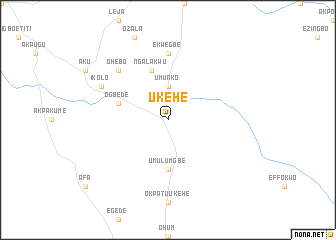 map of Ukehe