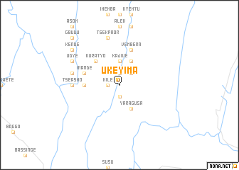 map of Ukeyima