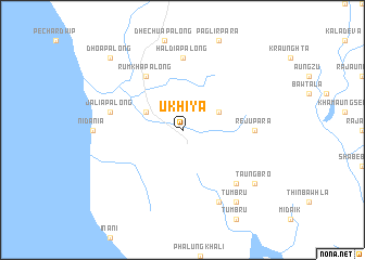 map of Ukhiya