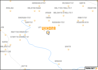 map of Ukhora