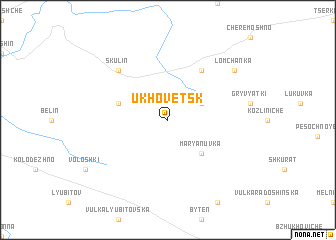 map of Ukhovetsk