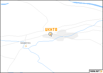 map of Ukhta