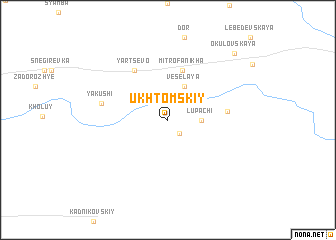 map of Ukhtomskiy