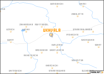 map of Ukhvala