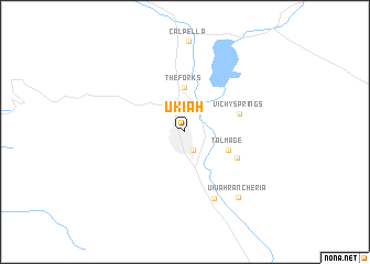 map of Ukiah