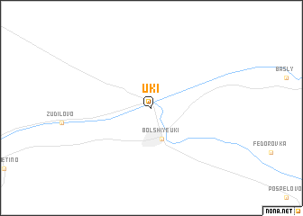 map of Uki