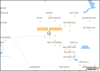 map of Ukkolanmäki