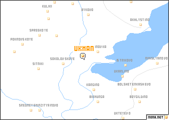 map of Ukman